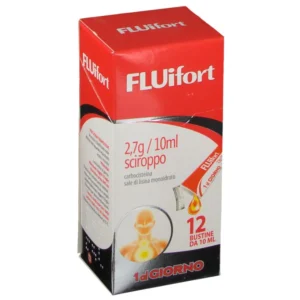 Fluifort Dompe' Farmaceutici Fluifort*scir 12bust 2,7g/10ml 023834144