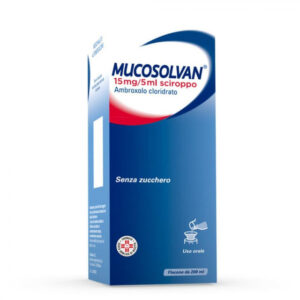 Mucosolvan - Sciroppo Mucolitico 15 Mg/5 Ml Gusto Frutti di Bosco Confezione 200 Ml